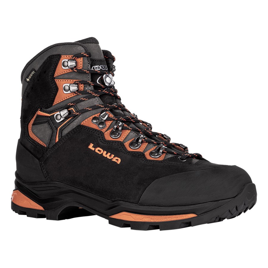 Lowa Black/Orange Camino Evo GTX